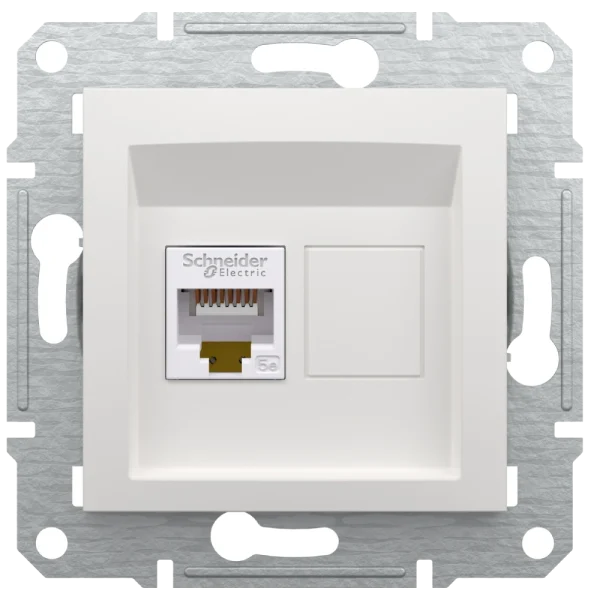 Розетка Schneider Electric Asfora (EPH4370121) RJ45 UTP 5E