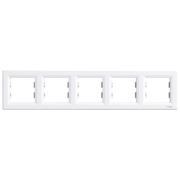 Рамка 5-місна горизонтальна біла Schneider Electric ASFORA EPH5800521