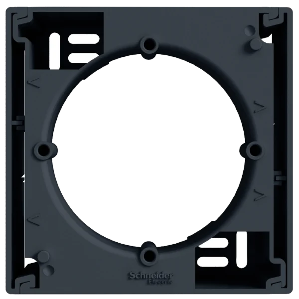 Коробка для зовнішнього монтажу 1-постова антрацит Schneider Electric Asfora EPH6100171