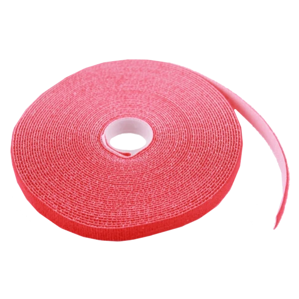 Стяжка-липучка, 12 мм x 10 м, моток, червона EPNew GTM-1210RDZ
