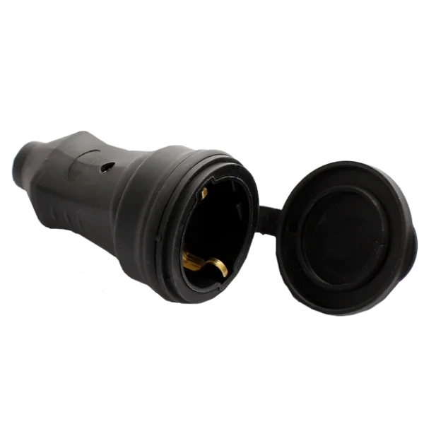 Штепсельний роз`єм з заглушкою 1*16 (каучук) ERKA 5001