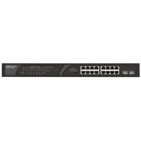 Комутатор 18 портів некерований Ruijie Reyee RG-ES118GS-P PoE