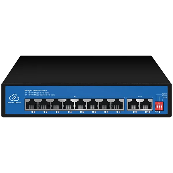 Комутатор 8 портів некерований Ewind EW-ES2010CF-AP PoE