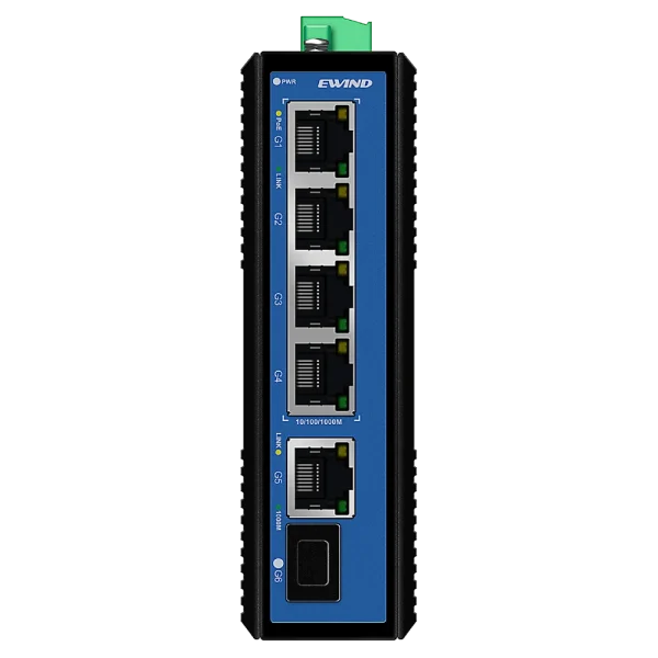 Комутатор 6 портів некерований Ewind EW-PIS1806F-4GE PoE