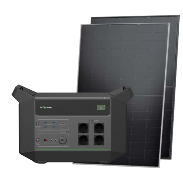 Система автономного живлення однофазна HYXiPower HYX-EA2500 + JINKO JKM445N-54HL4R-V 445 Вт