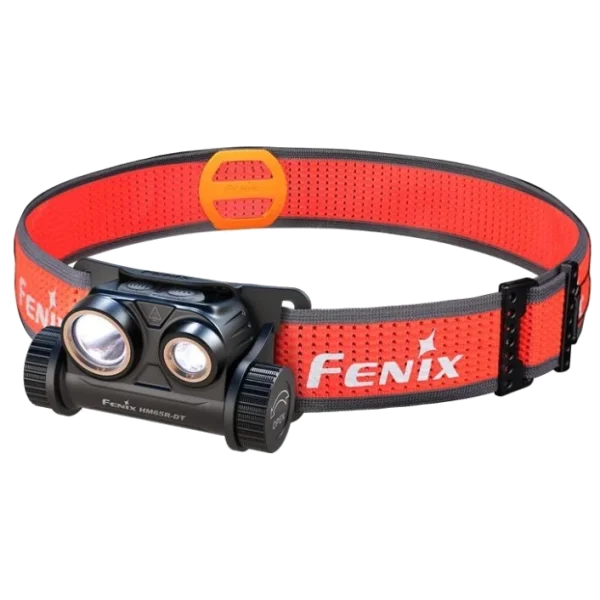 Ліхтар налобний чорний Fenix HM65R-DT