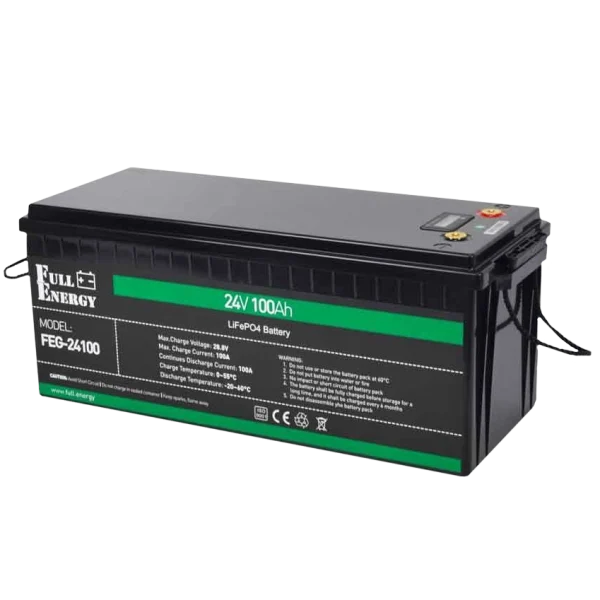 Акумулятор LiFePO4 24В 100А•г Full Energy FEG-24100 LiFePO4