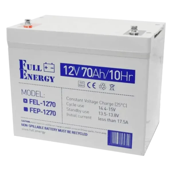 Акумулятор гелевий Full Energy FEL-1270 12V 70 Ah