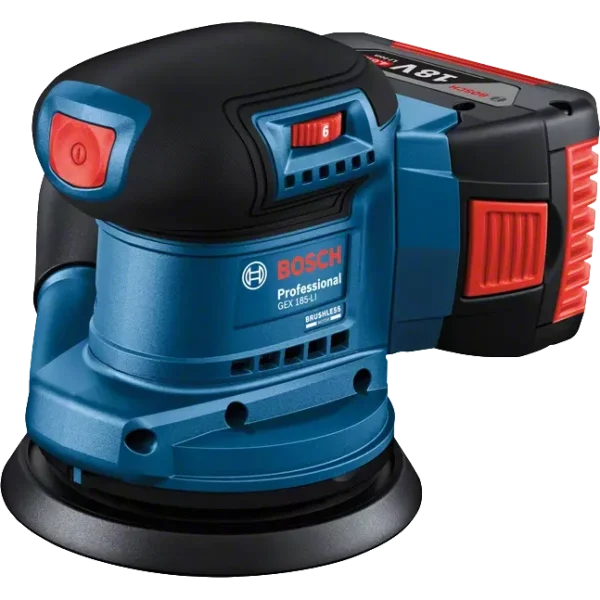 Ексцентрикова шліфувальна машина Bosch GEX 185-LI