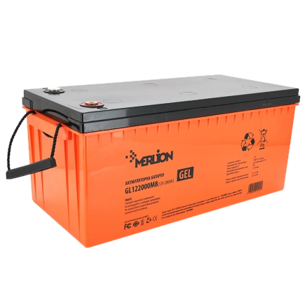 Акумуляторна батарея 12 V 200 Ah MERLION GL122000M8