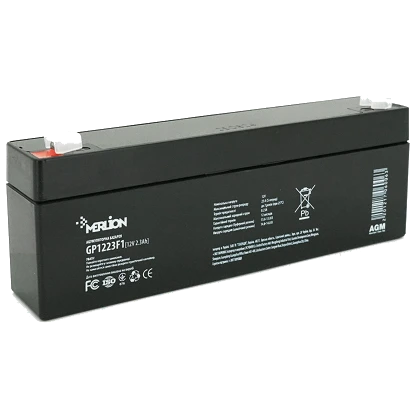 Свинцево-кислотна акумуляторна батарея MERLION GP1223F1 2.3А•ч 12В