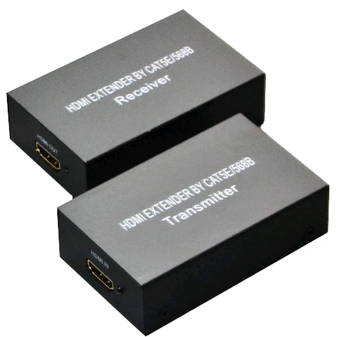 Комплект-передавач + приймач HDMI-LAN 60 м