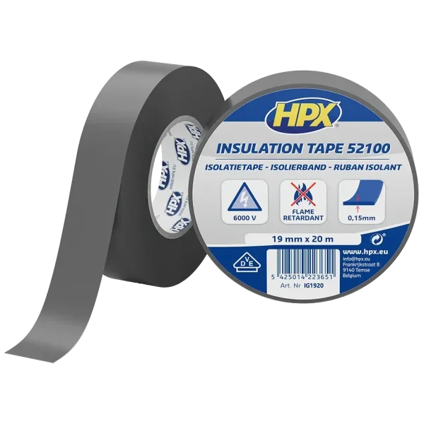 Стрічка ПВХ ізоляційна HPX IG1920 HPX52100 19мм х 20м