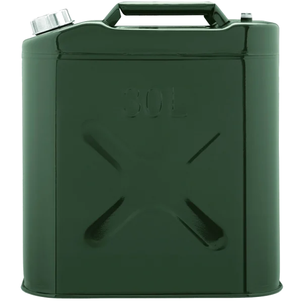 Каністра паливна вертикальна 30л метал 0.8мм 3.3кг 2E