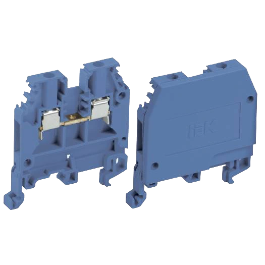 Затискач набірний синій (без маркера) IEK ЗНИ- 2.5мм2 (JXB24А)