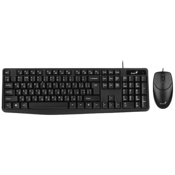 Комплект (клавіатура + миша) Genius KM-170 Black Ukr (31330006409)