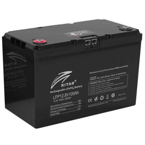 Акумуляторна батарея з bluetooth Ritar LFP12.8V100AHG24