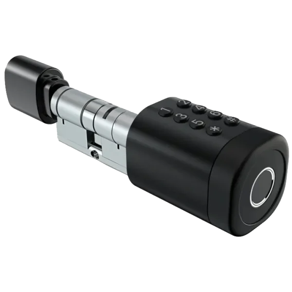 Біометричний замок SEVEN LOCK SL-7774BF black (35-90мм) (цилиндр)