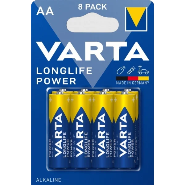 Батарейка VARTA LONGLIFE POWER AA BLI 8 шт
