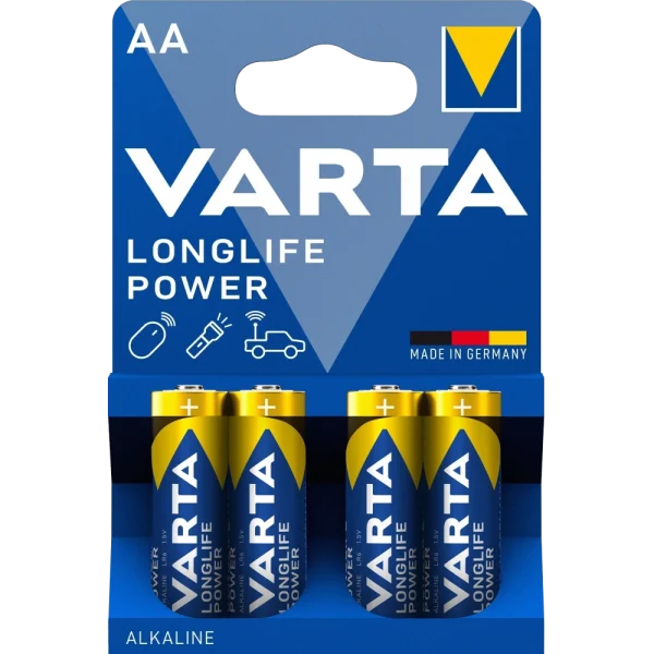 Батарейка AA VARTA HIGH ENERGY/LONGLIFE POWER BLI 4 ALKALINE
