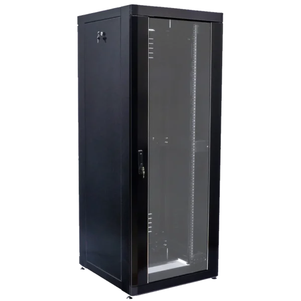 Шафа чорна 19" 18U, 610 х 675 мм