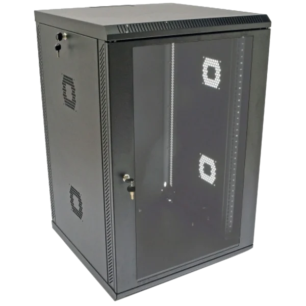 Шафа серверна 18 юнітів 19" 18U 600х600х907 мм