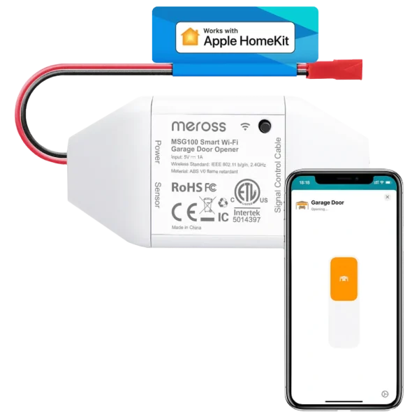 Розумний пристрій відкриття гаражних дверей Meross MSG100HK(EU)