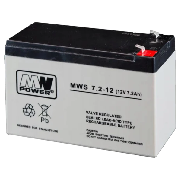 Акумуляторна батарея MW Power MWS 7.2-12 (12V 7.2Ah) AGM