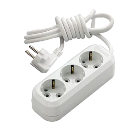 Подовжувач 3х3м із заземленням  Makel