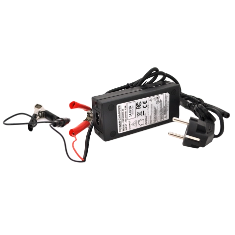 Зарядний пристрій для акумуляторів Merlion LiFePO4 12V(14,6V)-2A-24W