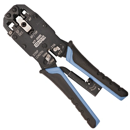 Інструмент для обтискання RJ-45 (8P8C) та RJ-12/11 (6P6C) HT-200R (01102)