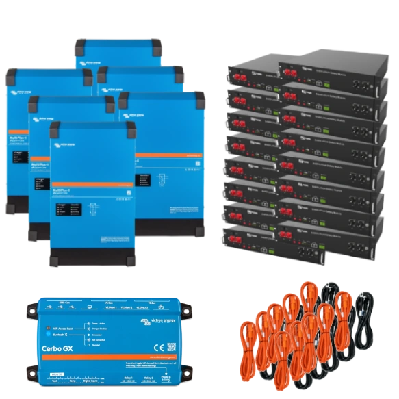 Система безперебійного живлення трифазна VictronEnergy MultiPlus-II + Dyness 24кВт 48кВт•ч