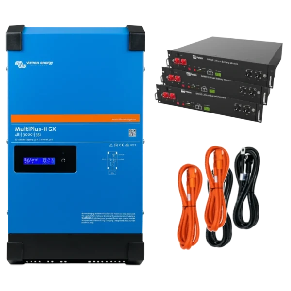 Система автономного живлення однофазна Victron Energy MultiPlus-II + Dyness 2.4кВт 7.2кВт•год