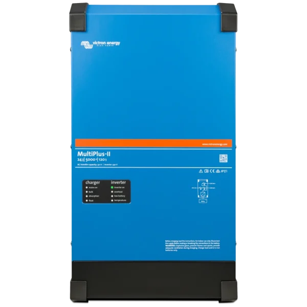 Інвертор VictronEnergy MultiPlus-II 24/5000/120-50 однофазный чистая синусоида