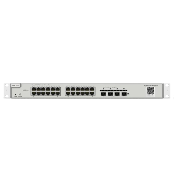 Комутатор 24 порти керований Ruijie RG-NBS3200-24GT4XS-P L2+ 10G POE