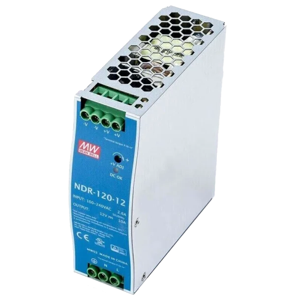 Блок живлення Mean Well NDR-120-12 120Вт 10A 12В на DIN-рейке
