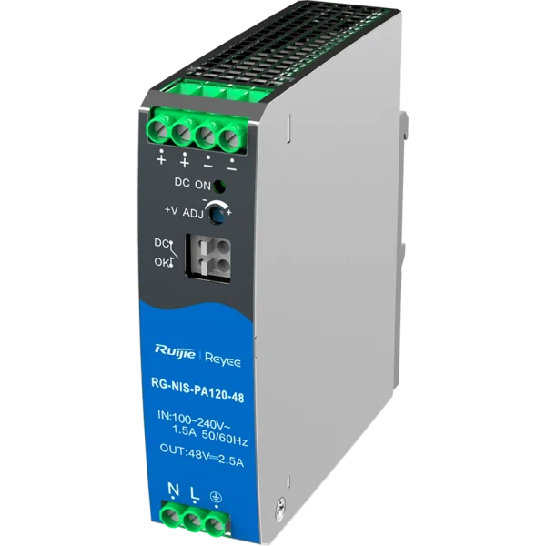 Джерело живлення AC/DC 120 Вт на DIN-рейку Ruijie RG-NIS-PA120-48