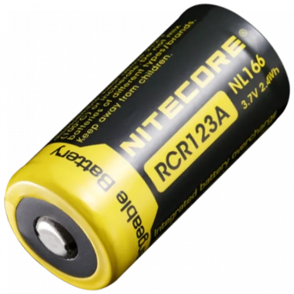 Акумулятор літієвий 16340 (RCR123A) Nitecore NL166 3.7V (650mAh)