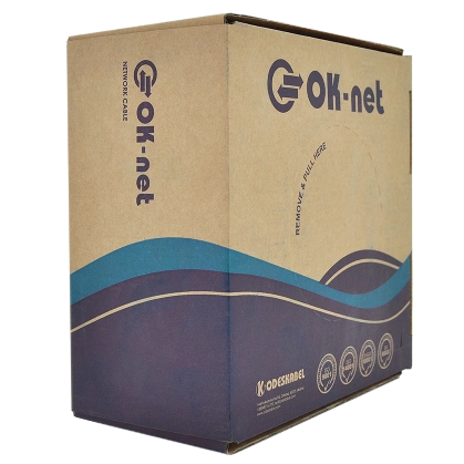Кабель для зовн. робіт, з жилами живлення, 305 м OK-Net КПП-ВП (100) 4*2*0,51+2*0,75 мм2 (U/UTP-cat.5Е)