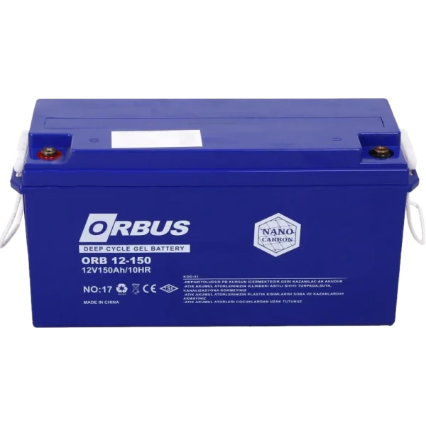 Свинцево-кислотна акумуляторна батарея ORBUS CG12150 150A•ч 12В гелевая