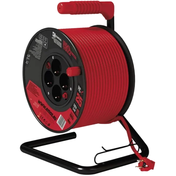 Мережевий подовжувач EMOS P092251 25м на котушке