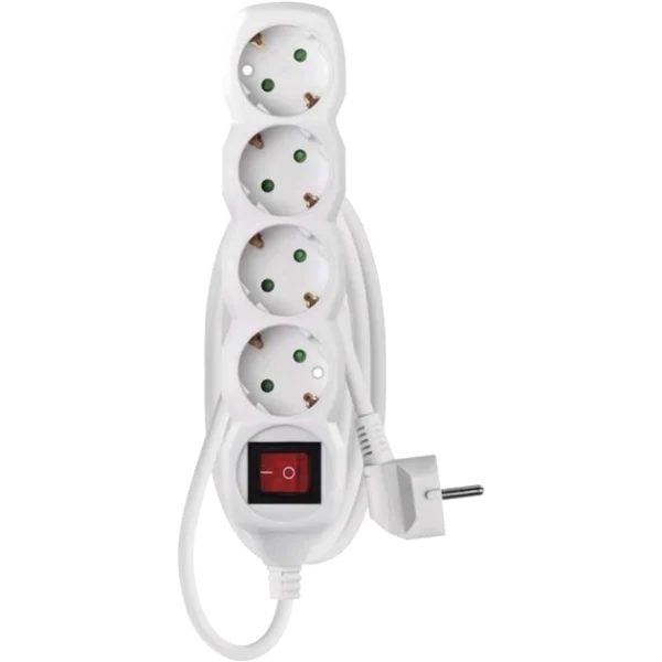 Мережевий подовжувач EMOS P1421R 4 розетки 1.5 м