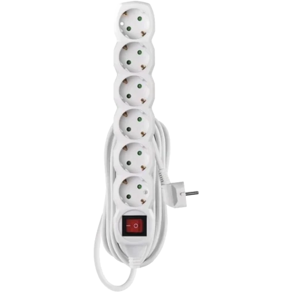 Мережевий подовжувач EMOS P1625R 6 розетки 5 м