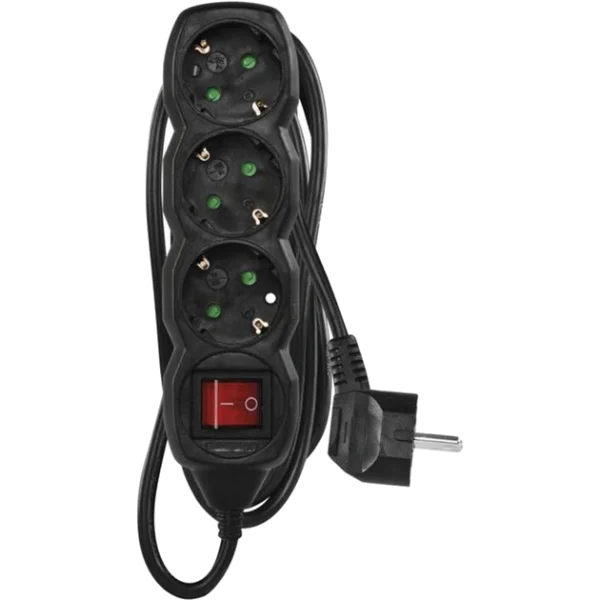 Мережевий подовжувач EMOS PC1321R 3 розетки 1.5 м