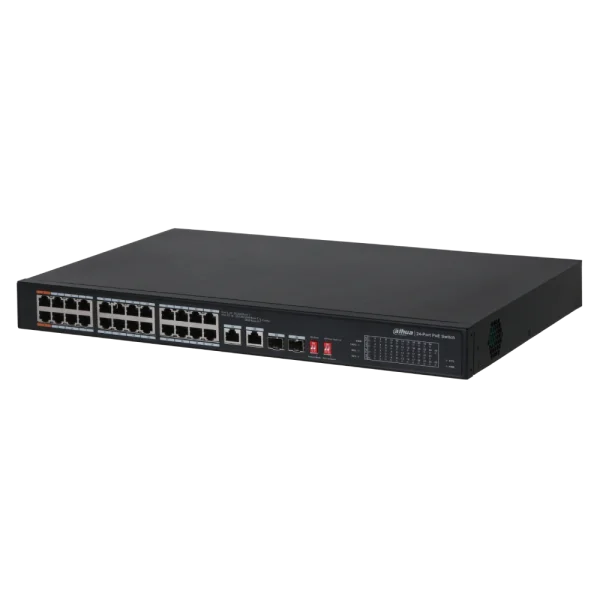24-портовий некерований PoE DH-PFS3226-24ET-240