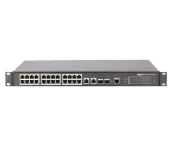 Комутатор 24 порти керований Dahua PFS4226-24ET-360 POE