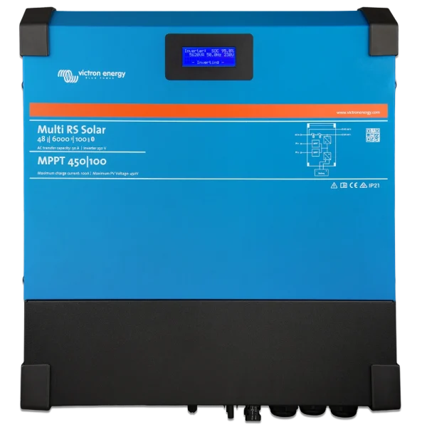 Інвертор Victron Energy Multi RS Solar 48/6000/100-450/80 солнечный однофазный чистая синусоида
