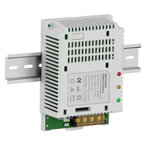Плата ДБЖ Kraft PSU-1203(LED) с креплением на DIN-рейку