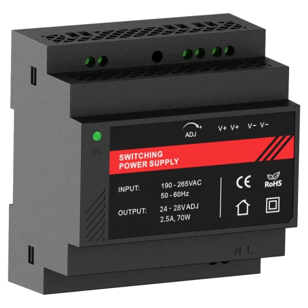 Джерело безперебійного живлення Kraft PSU-24025DIN(P)