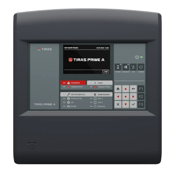 Прилад приймально-контрольний пожежний Тірас Tiras PRIME A (HW2)